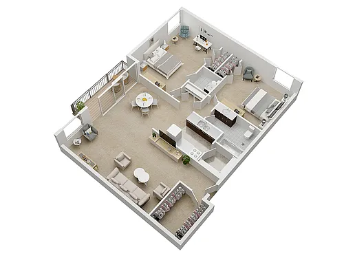 Floor plan The Detroit