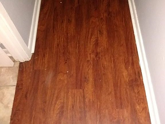 Vinyl plank flooring.