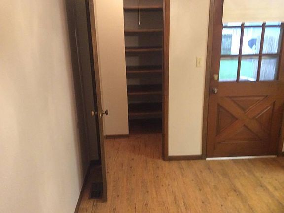Pantry and door to back porch