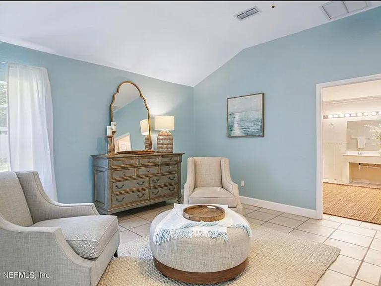 Large master primary suite. Located in back of the house.