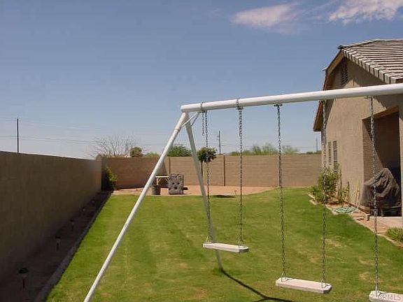 Large back yard