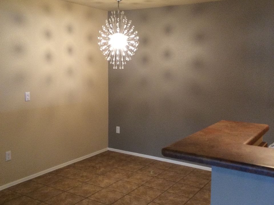 updated lighting with tile floors