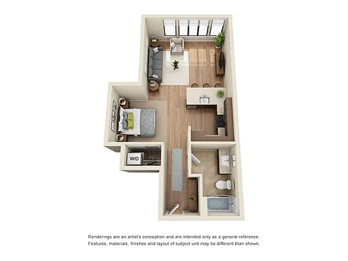 Floor plan SP4 - Renovated
