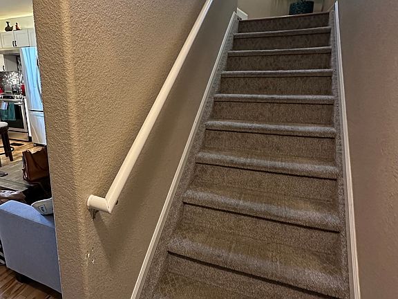 Stairs to top floor