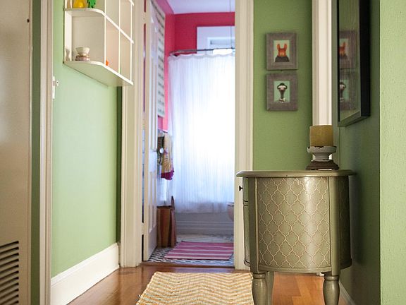 Hall to bedrooms and bath