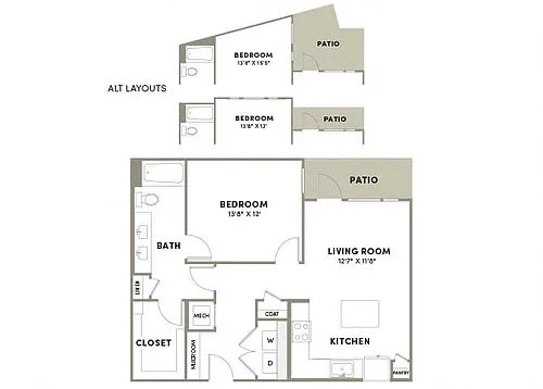 Floor plan A08 ESSENTIAL LIVING
