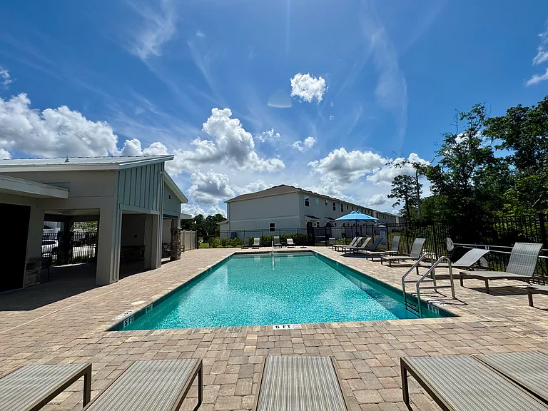 Community Pool Right Side View