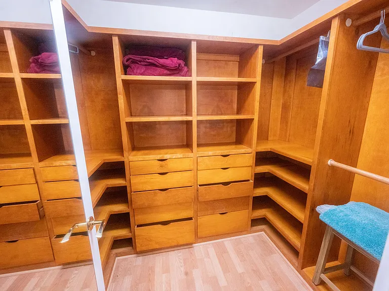 Master bedroom closet
