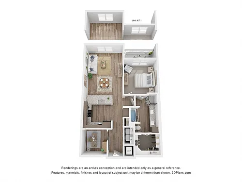 Floor plan A7 Embry