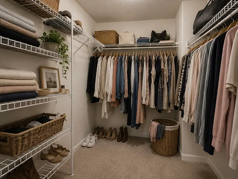 Primary closet