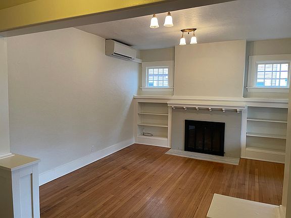 Living room with built-ins