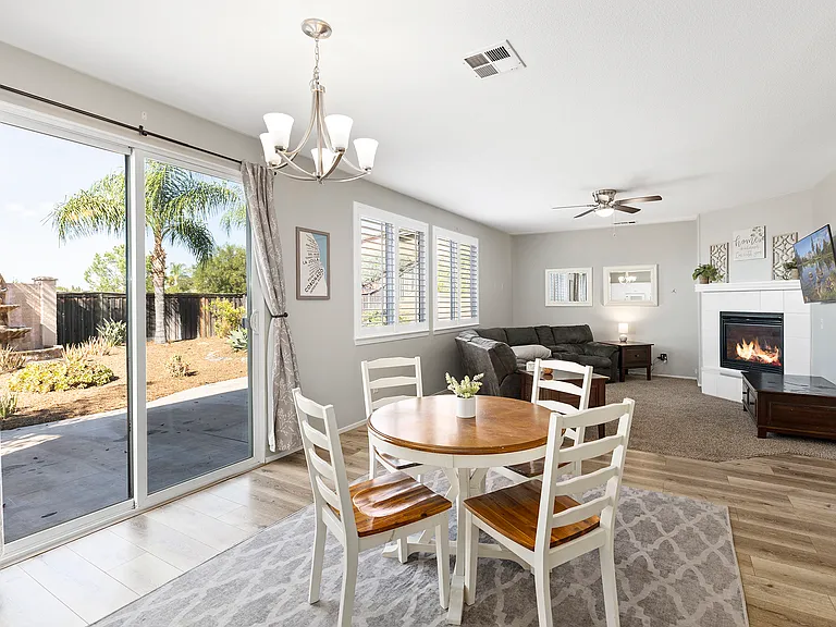 Family room ,Backyard view
