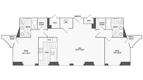 Floor plan Columbia