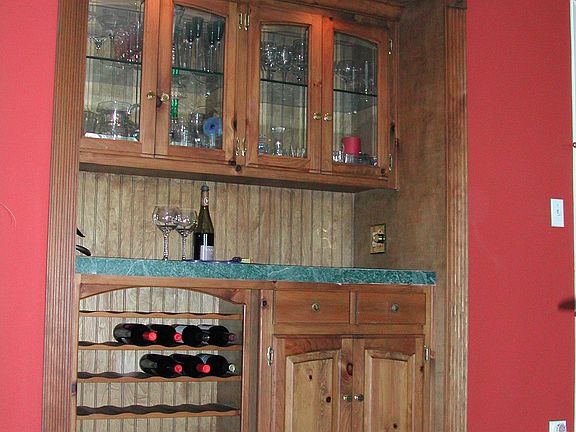 Built-In wine bar