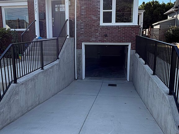 Front of house - garage