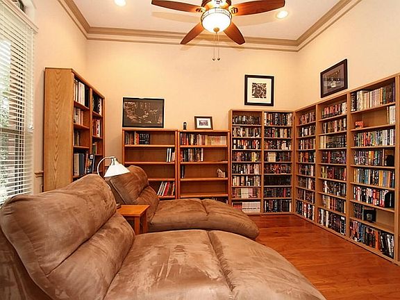 Another view looking into the study/library.