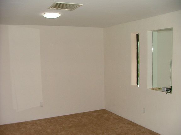 Living room with skylight.