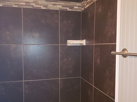 New tile in shower