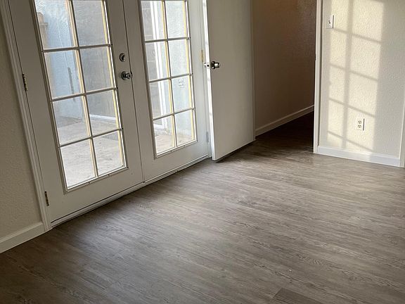 Master bedroom and rear access