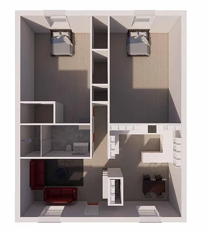 Floor plan 2 Bedroom Classic