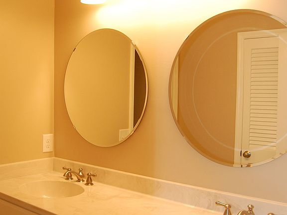 New double sink vanity in second bath