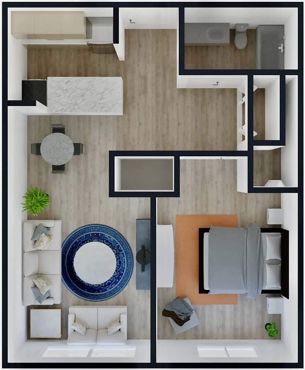 Floor plan Tropical Pointe-A1