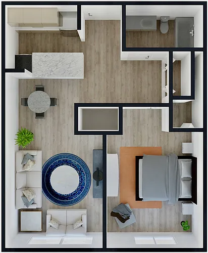 Floor plan Tropical Pointe-A1