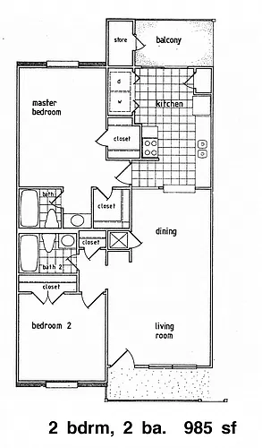 Floor plan The Benning