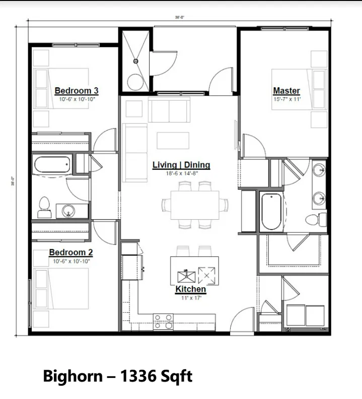 Floor plan Bighorn