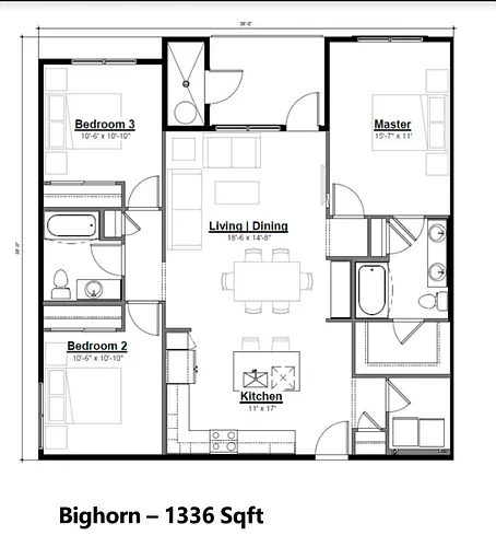 Floor plan Bighorn