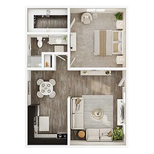 Floor plan 1 Bed