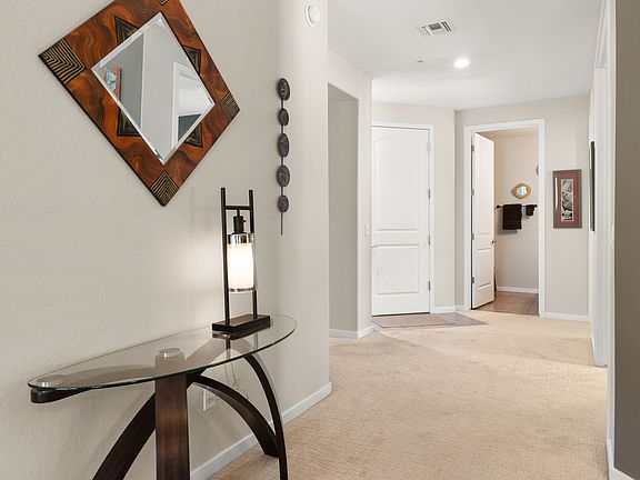 Hallway view toward front door