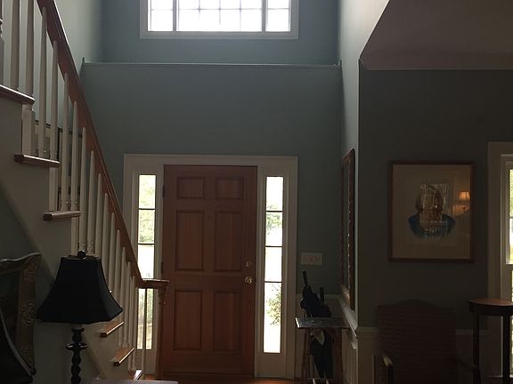 Two story foyer