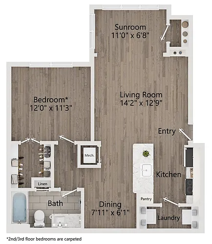 Floor plan A1SR