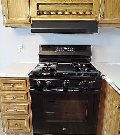 New Gas Range and Oven.