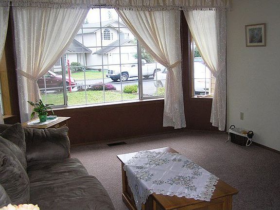 New carpet in large living room