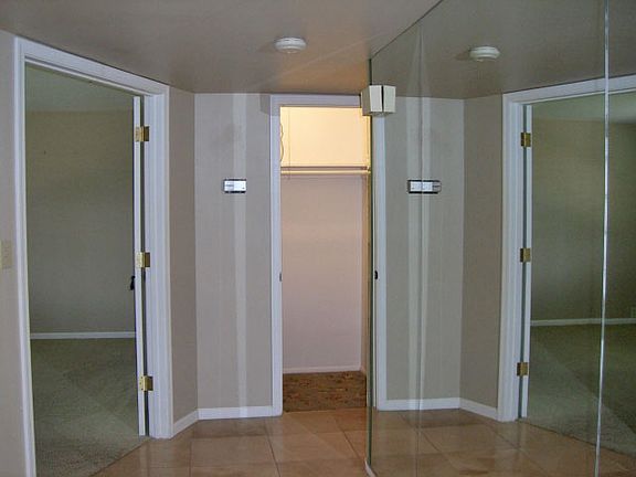 Mirrored foyer