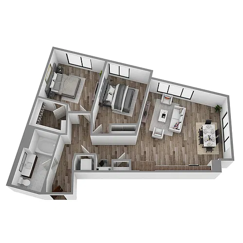 Floor plan Q