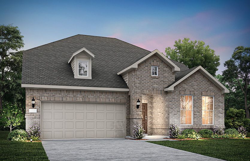 The Keller, a two-story home with 2-car garage, shown with Home Exterior 31