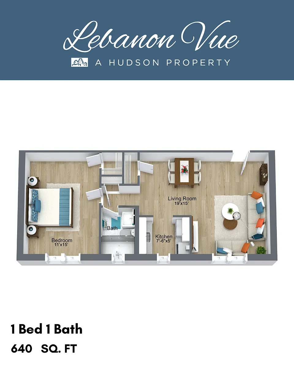 Floor plan 1 Bedroom
