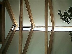 skylight acroos roof ridge