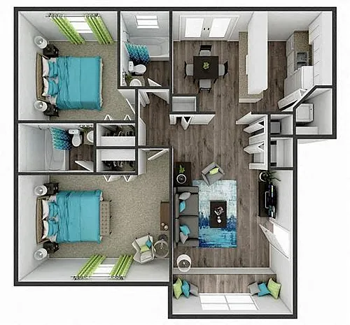Floor plan 2BR