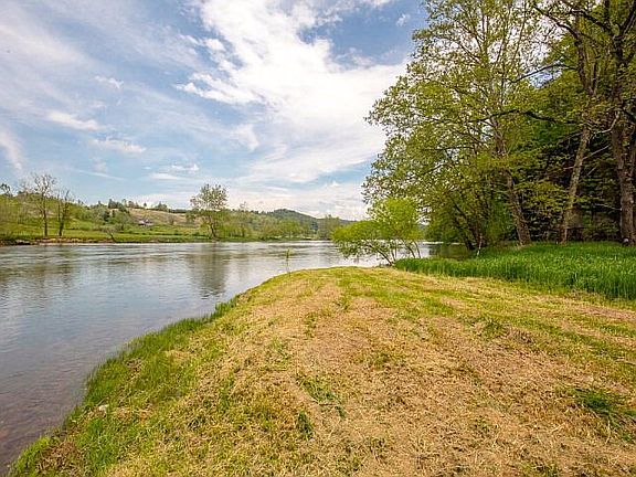 Sand bar in the river