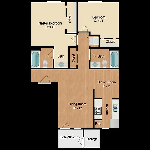 Floor plan Santa Rosa Casita