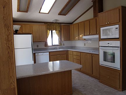 Updated cheery kitchen