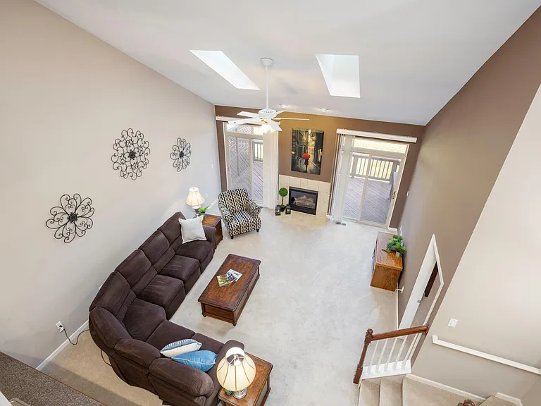 Veiw from upper level loft