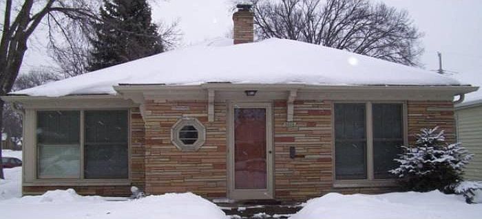 Building front and side