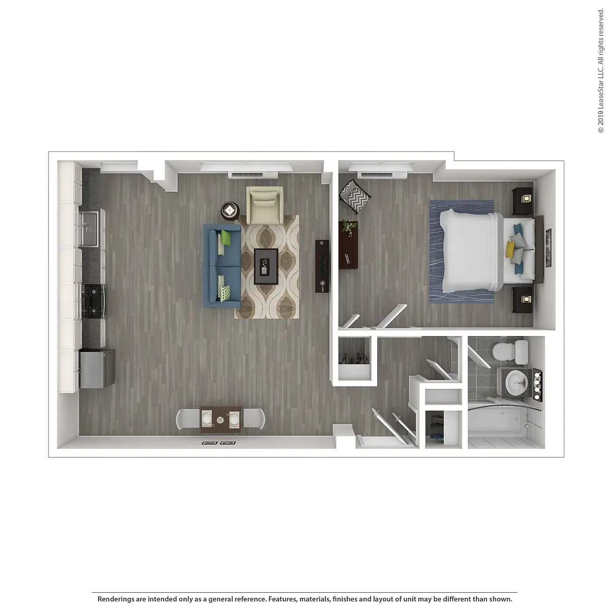 Floor plan 1x1M