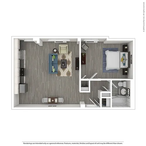 Floor plan 1x1M