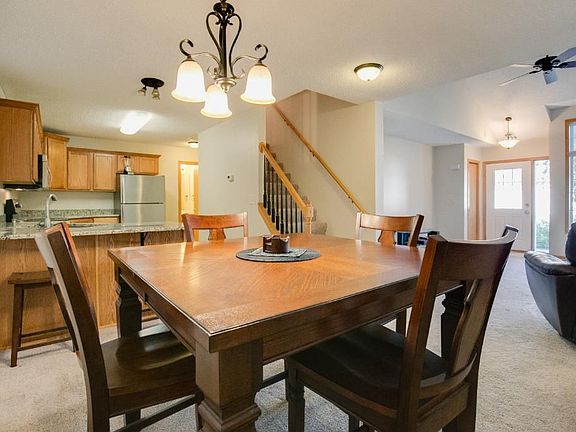 Informal dining room just off the kitchen
